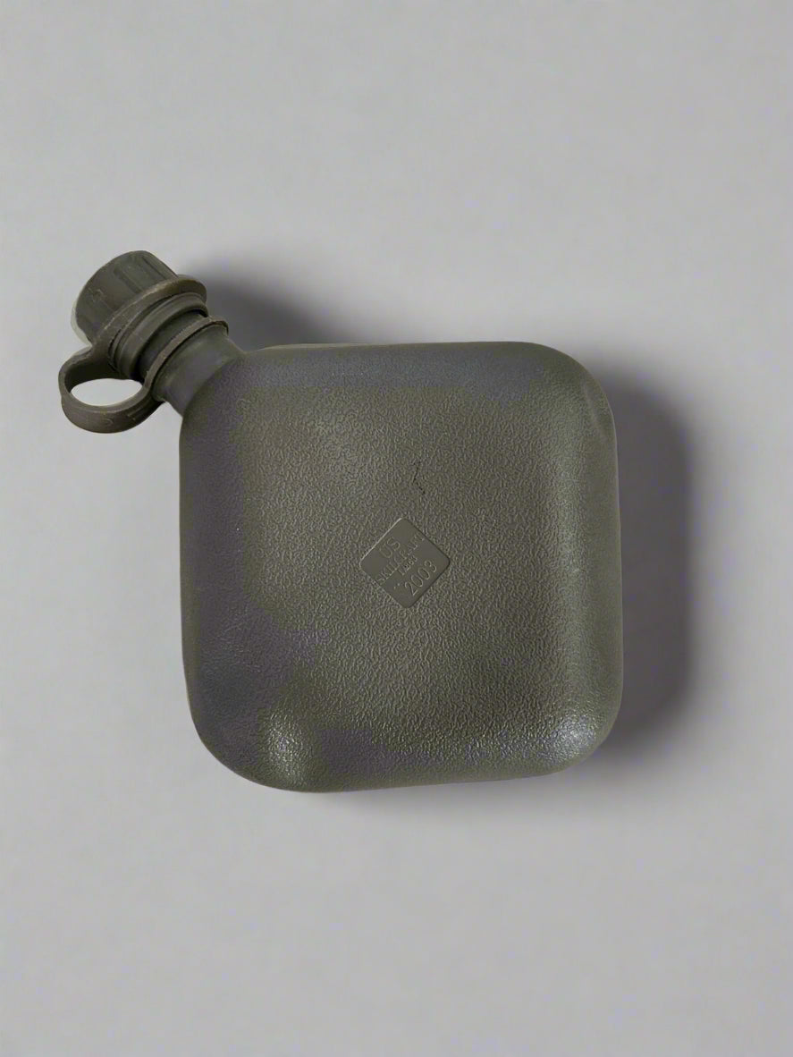 USGI MILITARY ARMY Canteen, Water, Collapsible 2qt OD Green w/ Cap